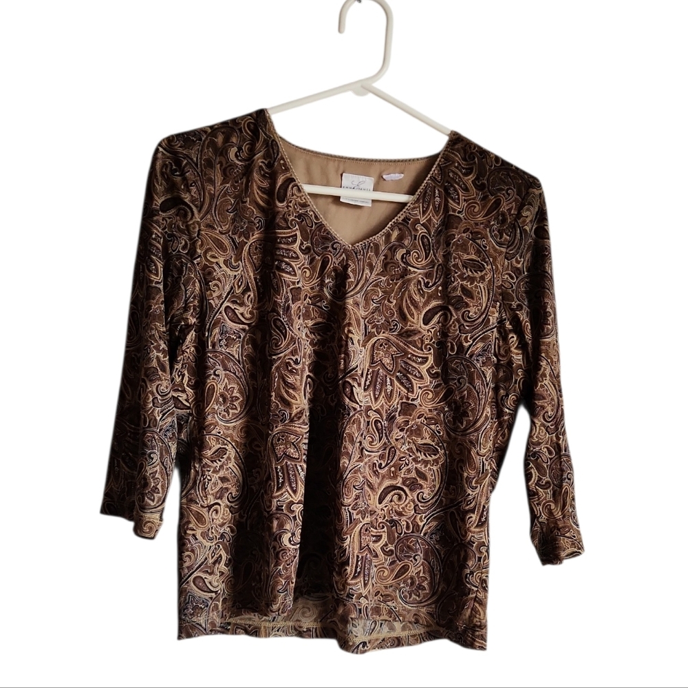 Last Day May 10 Emma James Brown Paisley  Top
